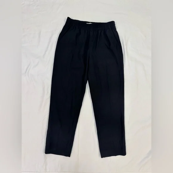 Everlane 100% wool pull on pants women’s size 4 black - Picture 5 of 6
